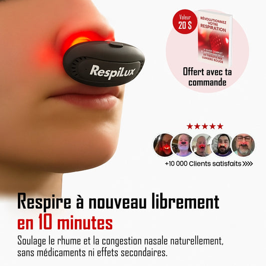 RespiLux™ – La lumière rouge qui libère TON souffle