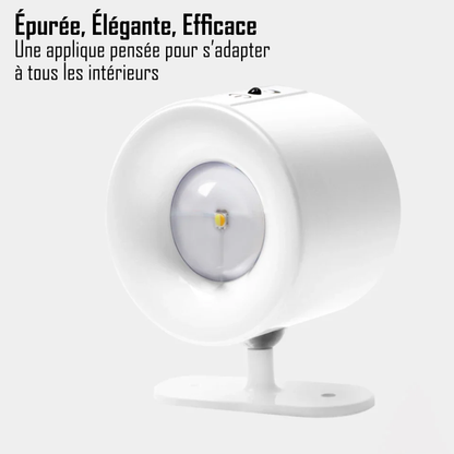 AURA+™ — Applique murale DEL sans fil, sans trou, orientable 360°
